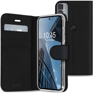 Accezz Wallet Softcase Bookcase voor de Motorola Edge 20 Pro - Zwart
