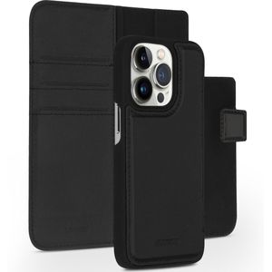 Accezz Premium Leather 2 in 1 Wallet Bookcase voor de iPhone 14 Pro - Zwart