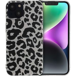 imoshion Design hoesje voor de iPhone 14 - Leopard Transparent