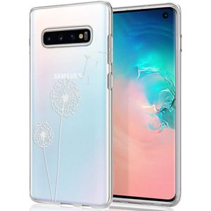 imoshion Design hoesje voor de Samsung Galaxy S10 - Paardenbloem - Wit