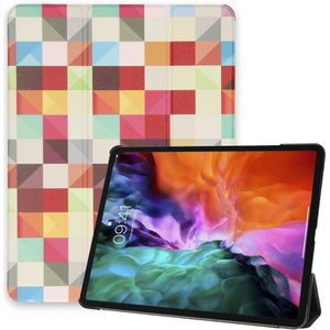 iMoshion Design Trifold Bookcase voor de iPad Pro 12.9 (2020) / iPad Pro 12.9 (2018) - Kleurtjes