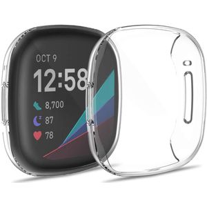 iMoshion Full Cover Softcase voor de Fitbit Versa 3 - Transparant