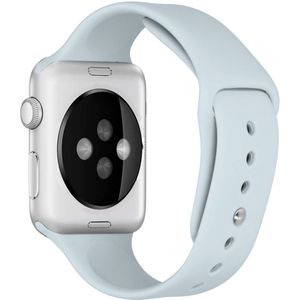 iMoshion Siliconen bandje voor de Apple Watch Series 1-9 / SE / Ultra (2) - 42/44/45/49 mm  - Lichtblauw
