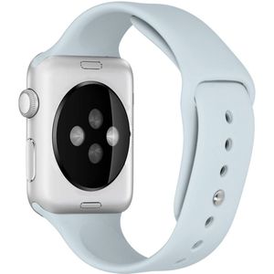 imoshion Siliconen bandje voor de Apple Watch Series 1-10 / SE / Ultra (2) - 42/44/45/46/49 mm - Lichtblauw