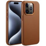 Accezz MagSafe Leather Backcover voor de iPhone 15 Pro - Sienna Brown