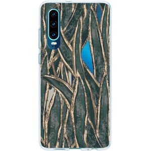 Design Backcover voor Huawei P30 - Wild Bladeren