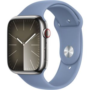 Sport Band voor de Apple Watch Series 1-9 / SE / Ultra (2) - 42/44/45/49 mm - Maat S/M - Winter Blue