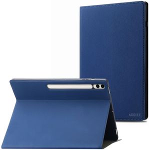 Accezz Classic Tablet Case voor de Samsung Galaxy Tab S9 FE Plus / Tab S9 Plus  - Donkerblauw