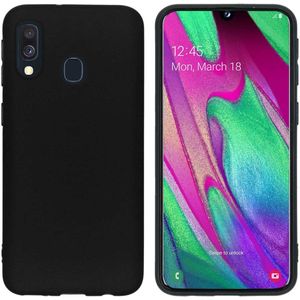 imoshion Color Backcover voor de Samsung Galaxy A40 - Zwart