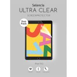 Selencia Duo Pack Ultra Clear Screenprotector voor de iPad 9 (2021) 10.2 inch / iPad 8 (2020) 10.2 inch / iPad 7 (2019) 10.2 inch