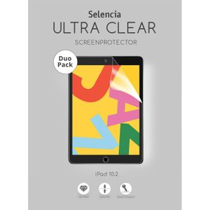 Selencia Duo Pack Ultra Clear Screenprotector voor de iPad 9 (2021) 10.2 inch / iPad 8 (2020) 10.2 inch / iPad 7 (2019) 10.2 inch