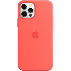 Apple Silicone Backcover MagSafe voor de iPhone 12 (Pro) - Pink Citrus