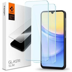 Spigen GLAStR Slim Screenprotector + Applicator 2-pack voor de Samsung Galaxy A25