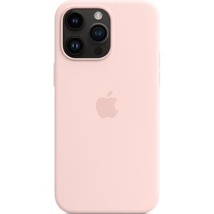 Apple Silicone Backcover MagSafe voor de iPhone 14 Pro Max - Chalk Pink