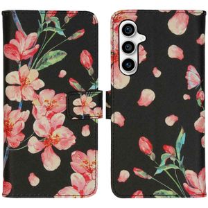 iMoshion Design Softcase Book Case voor de Samsung Galaxy S23 FE - Blossom Black