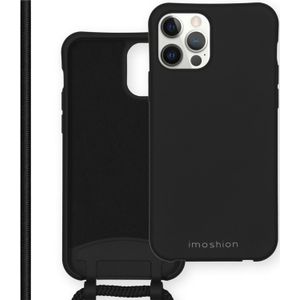 iMoshion Color Backcover met afneembaar koord voor de iPhone 12 Pro Max - Zwart