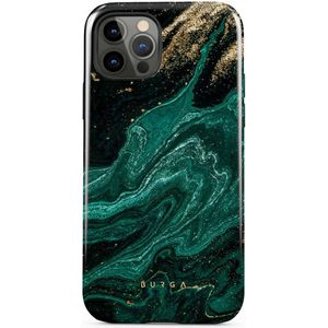 Burga Tough Backcover MagSafe voor de iPhone 12 (Pro) - Emerald Pool