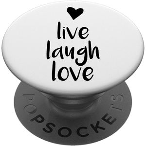 PopSockets iMoshion PopGrip - Live Laugh Love - White