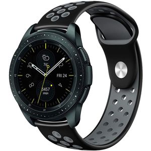 iMoshion Siliconen sport bandje Watch 46mm / Gear S3 Frontier / Watch 3 45mm - Zwart