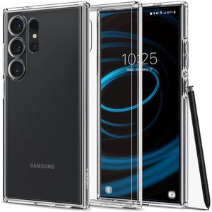 Spigen Ultra Hybrid Backcover voor de Samsung Galaxy S24 Ultra - Crystal Clear