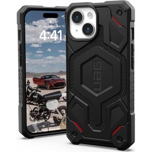 UAG Monarch Pro Backcover voor de iPhone 15 - Kevlar Black