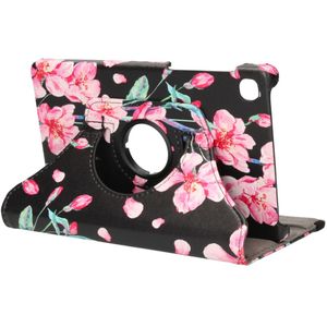iMoshion 360° Draaibare Design Bookcase voor de Galaxy Tab A7 Lite - Blossom Watercolor Black