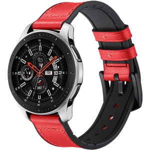 iMoshion Echt lederen bandje Watch 46mm / Gear S3 Frontier / Watch 3 45mm - Rood