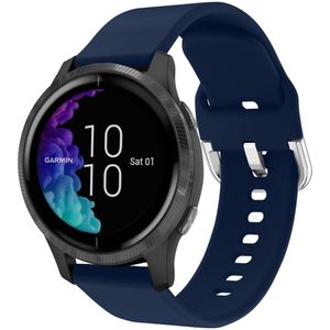 iMoshion Siliconen bandje voor de Garmin Venu / Vivoactive 3 / Forerunner 245 - Donkerblauw