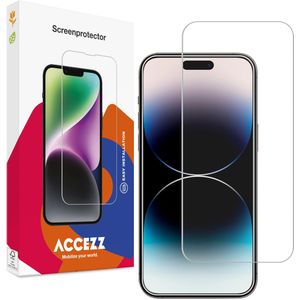 Accezz Gehard Glas Screenprotector voor de iPhone 15 Plus / 15 Pro Max