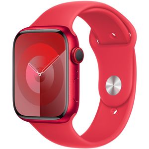 Sport Band voor de Apple Watch Series 1-9 / SE / Ultra (2) - 42/44/45/49 mm - Maat S/M - Red