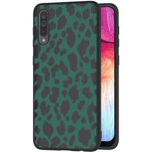 iMoshion Design hoesje voor de Samsung Galaxy A50 / A30s - Luipaard - Groen / Zwart