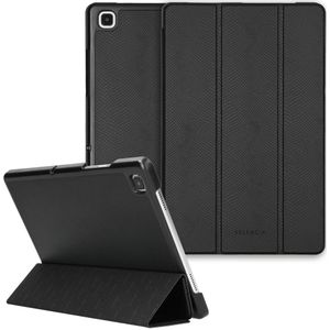 Selencia Kesia Slang Trifold Bookcase voor de Samsung Galaxy Tab A7 - Zwart
