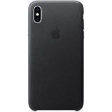 Apple Leather Backcover voor iPhone Xs Max - Black