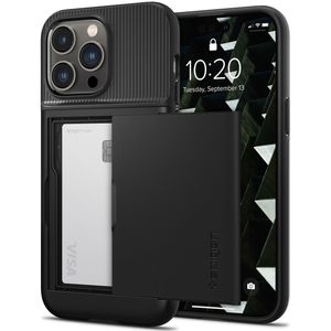 Spigen Slim Armor CS Backcover voor de iPhone 14 Pro - Zwart