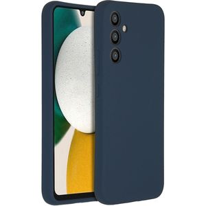 Accezz Liquid Silicone Backcover voor de Samsung Galaxy A34 (5G) - Donkerblauw
