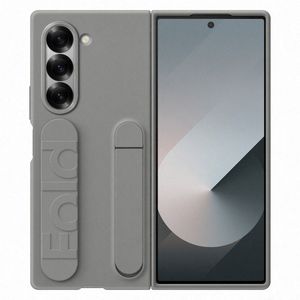 Samsung Originele Silicone Backcover met Strap voor de Galaxy Z Fold 6 - Grijs
