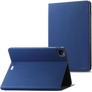 Accezz Classic Tablet Case voor de iPad Pro 12.9 (2022) / Pro 12.9 (2021) / Pro 12.9 (2020) - Donkerblauw