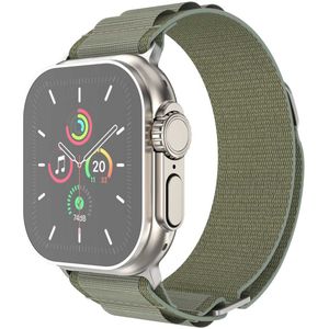 iMoshion Nylon Alpine bandje voor de Apple Watch Series 1-9 / SE / Ultra (2) - 42/44/45/49 mm - Olijfgroen