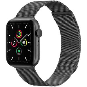 iMoshion Milanees magnetisch bandje voor de Apple Watch Series 1-9 / SE / Ultra (2) - 42/44/45/49 mm - Maat S - Zwart