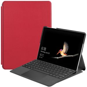 iMoshion Trifold Bookcase voor de Microsoft Surface Go 4 / Go 3 / Go 2 - Rood