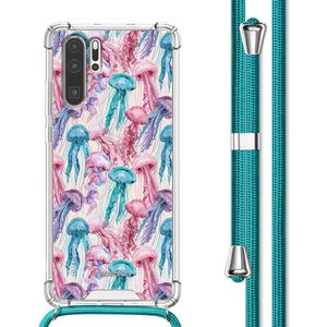 imoshion Design hoesje met koord voor de Huawei P30 Pro - Jellyfish Watercolor