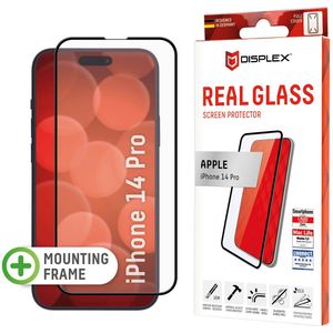 Displex Screenprotector Real Glass Full Cover voor de iPhone 14 Pro