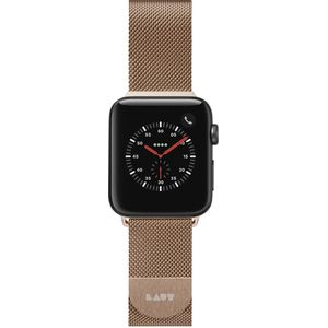 Laut Steel Loop voor de Apple Watch Series 1-9 / SE / Ultra (2) - 42/44/45/49 mm - Goud