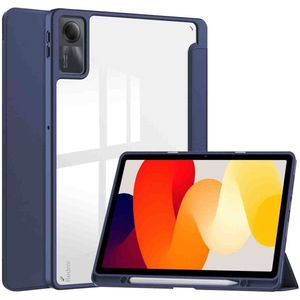 iMoshion Trifold Hardcase Bookcase voor de Xiaomi Redmi Pad SE - Donkerblauw