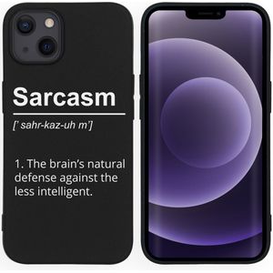 iMoshion Design hoesje voor de iPhone 13 - Quotes - Zwart