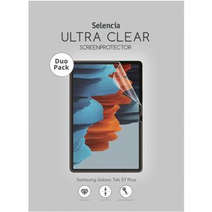 Selencia Duo Pack Screenprotector voor de Samsung Galaxy Tab S9 FE Plus / Tab S9 Plus / S8 Plus / S7 Plus / Tab S7 FE 5G