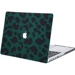 iMoshion Design Laptop Cover voor de MacBook Pro 15 inch Retina - A1398 - Green Leopard
