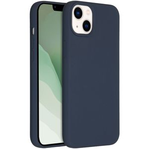 Accezz Liquid Silicone Backcover met MagSafe voor de iPhone 14 Plus - Donkerblauw