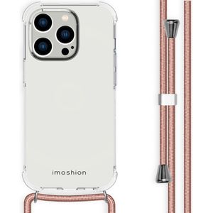 iMoshion Backcover met koord voor de iPhone 14 Pro - Rosé Goud