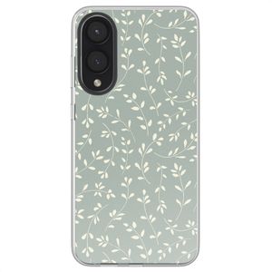 imoshion Design hoesje voor de Samsung Galaxy S25 Edge - Smoke Green Flowers